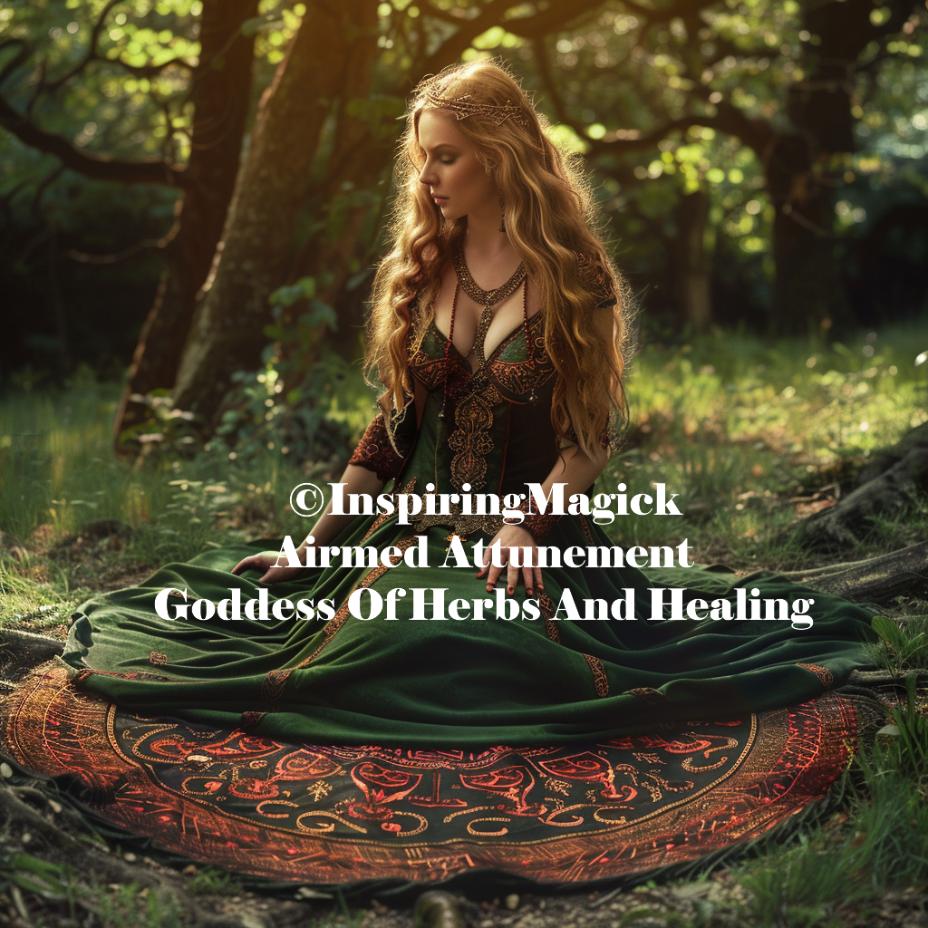 Airmed Attunement Celtic Goddess of Health Herbs And Magick Initiation Attunement