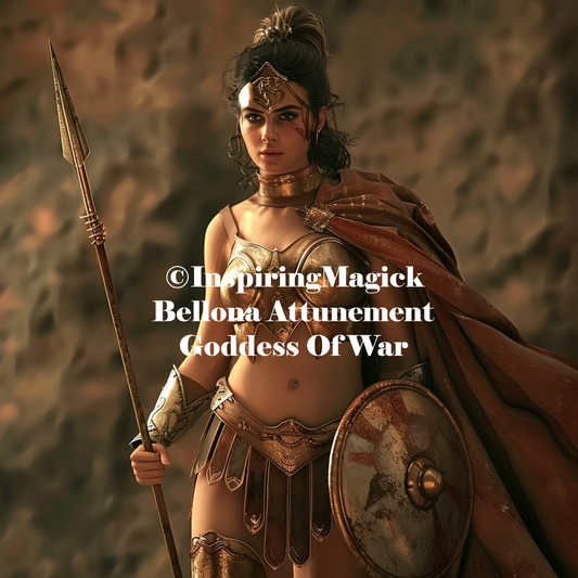 Bellona  Attunement. Roman Goddess of war and Battle.