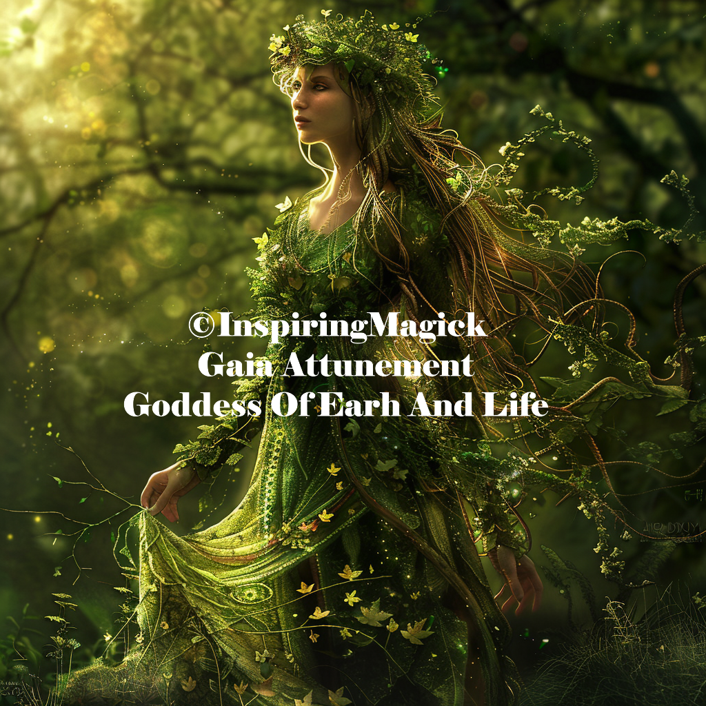 Goddess Gaia Attunement Initiation Greek Goddess of Motherhood Fertility Nature
