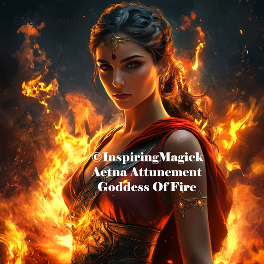 Aetna Attunement Greek Goddess Of Fire And Volcanoes