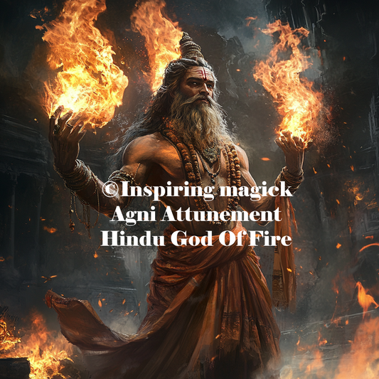 Agni Attunement Hindu God Of Fire.
