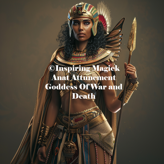 Anat Attunement Egyptian Goddess Of War And Death