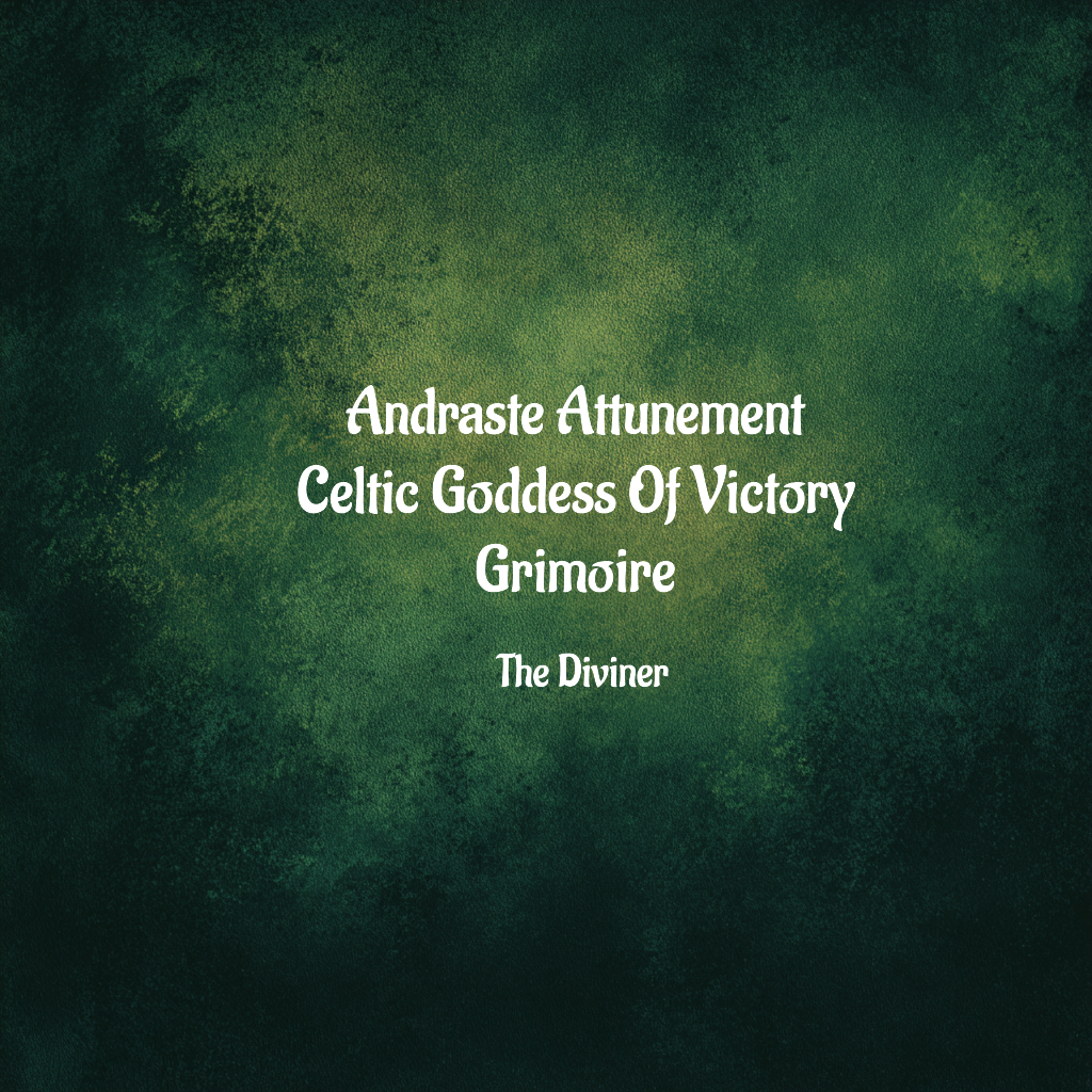 Andraste Attunement Celtic Goddess Top Level Grimoire PDF Delivery