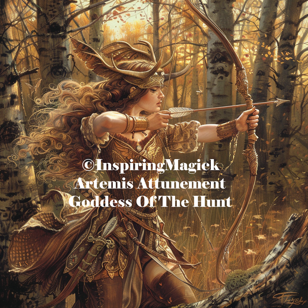 Artemis Attunement. Goddess of The Hunt and Guidance. Conjuring. Initiation