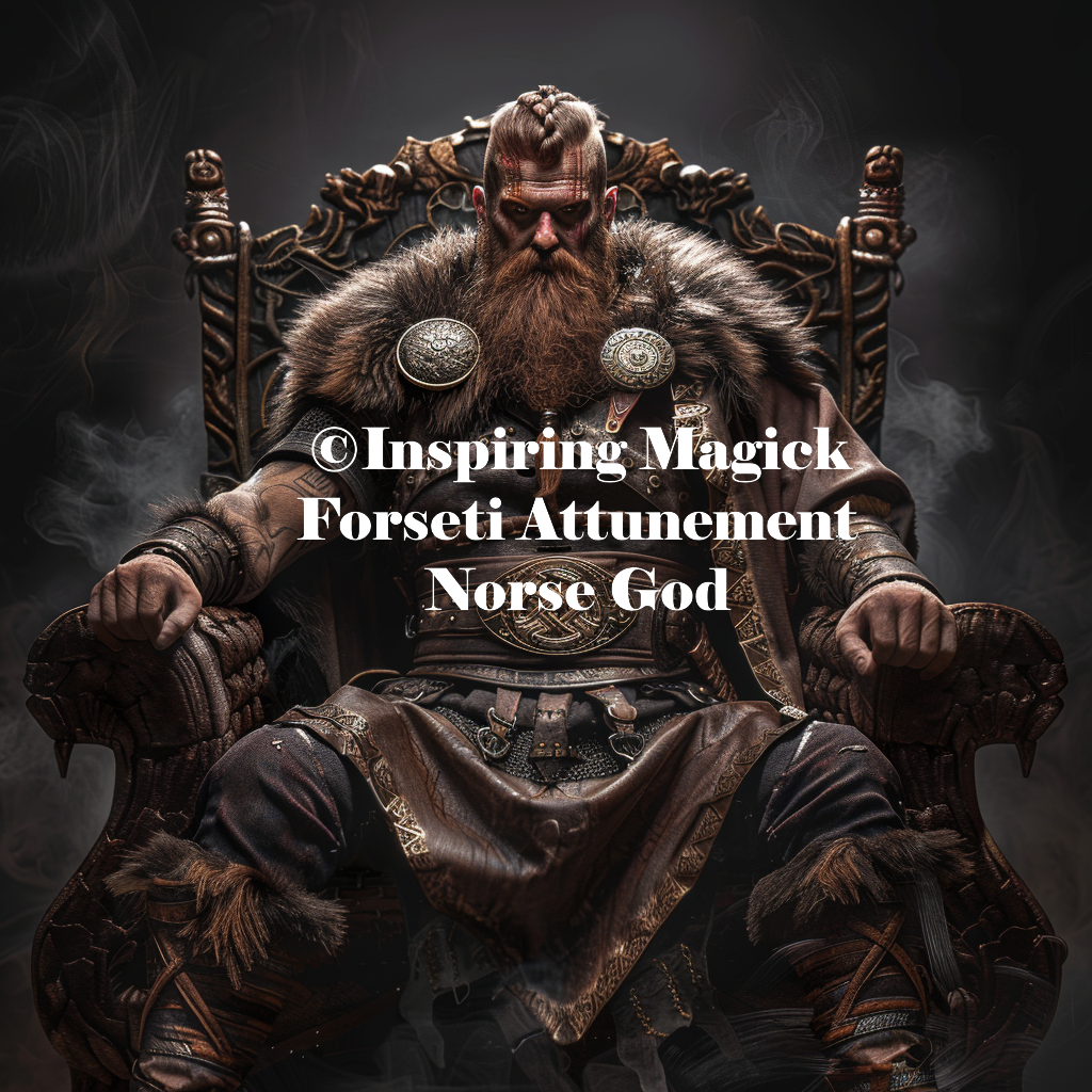 Forseti Attunement. Norse God Of Justice And Reconciliation