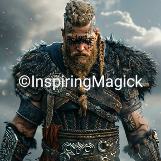Berserker Conjuring Biding Spirit Guide Spirit Companion Magical Viking Warrior