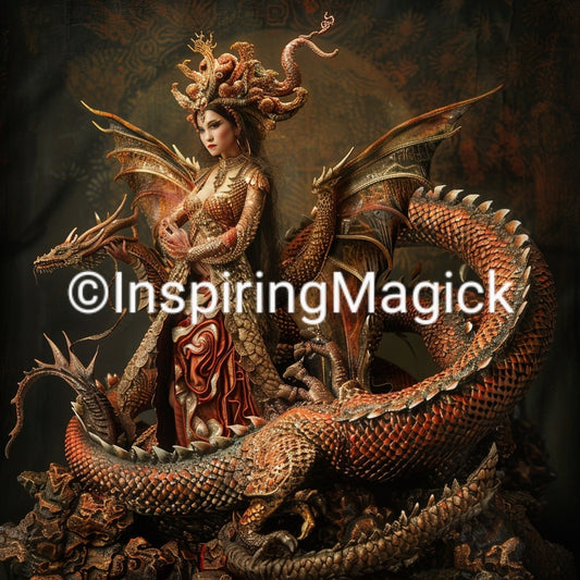 Tiamat Attunement Initiation Mesopotamian Goddess of Sea, Chaos, Healing, protection and Magic Spirit Guide Spirit Companion