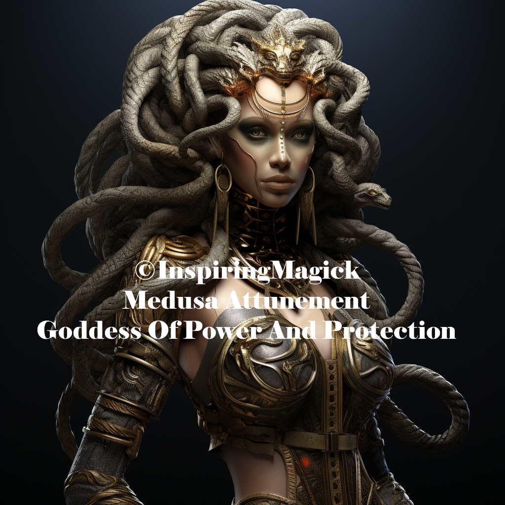 Medusa Attunement Power Protection Courage