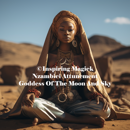 Nzambici Attunement Initiation African Goddess of The Moon and The Earth Spirit Guide Spirit Companion