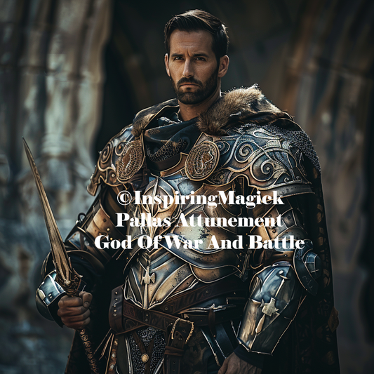 Pallas Attunement Initiation Greek Titan of War And Battle