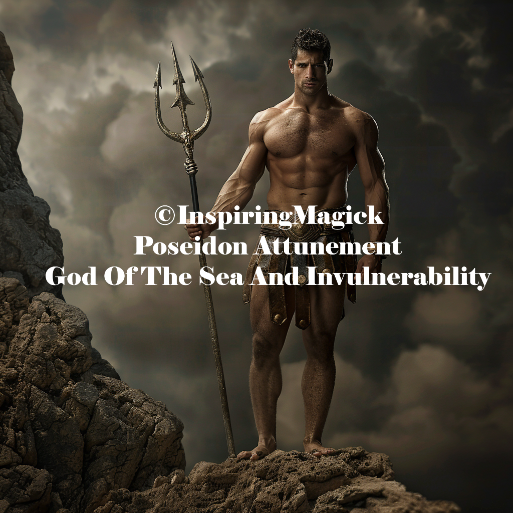Poseidon Attunement Initiation Greek God Of Strength Shapeshifting Immortality Invulnerability Spirit Guide Spirit Companion