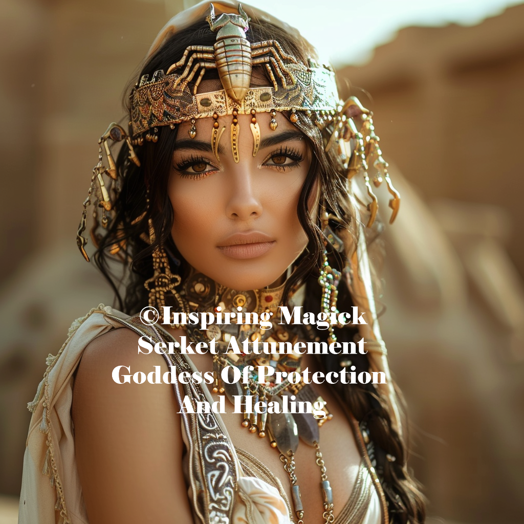 Serket  Attunement Egyptian Goddess Of Protection and Healing
