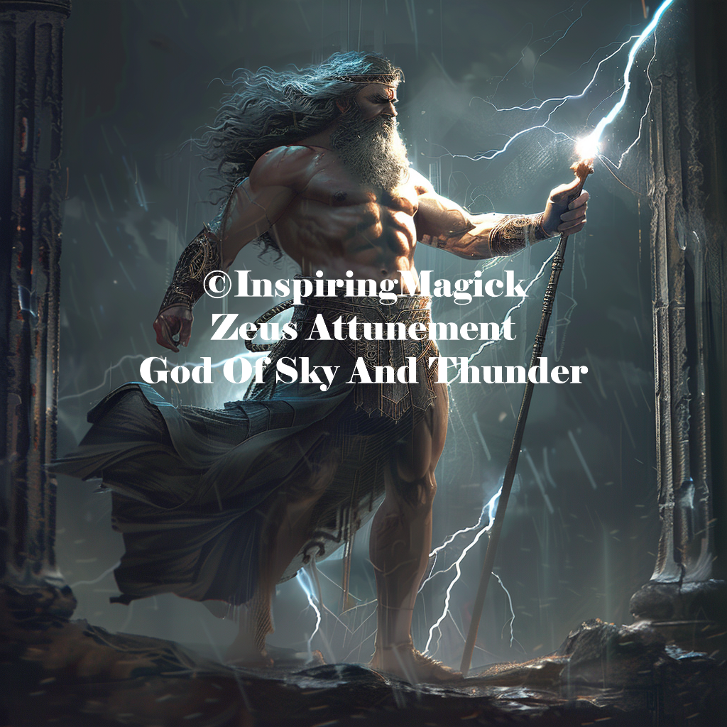 Zeus Attunement Greek Supreme God Of Sky And Thunder